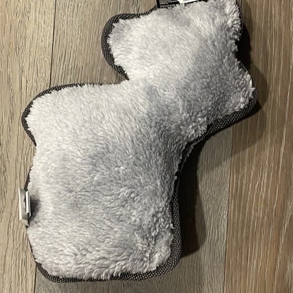 Eddie Bauer Dog Squeak Toy “Moose”Blue Tartan, Plush Back with Double Stitching - Picture 4 of 5